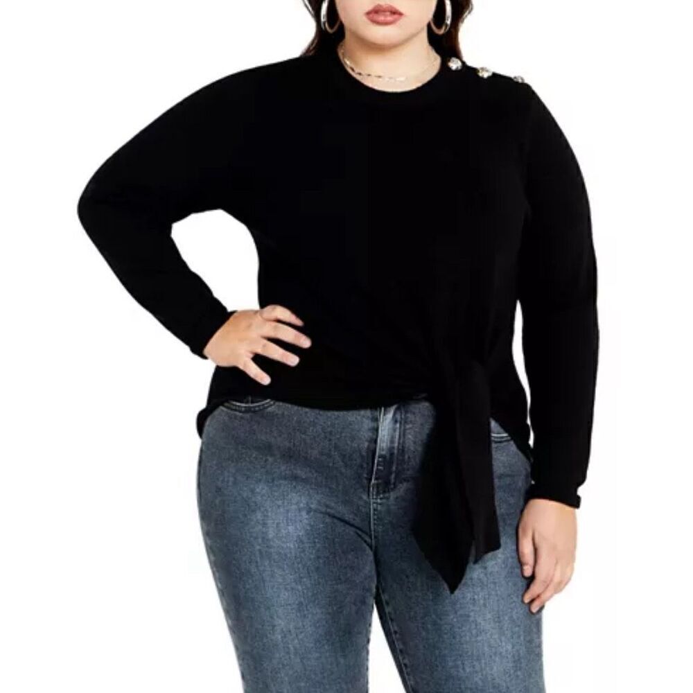 City Chic Royal Plus Sweater